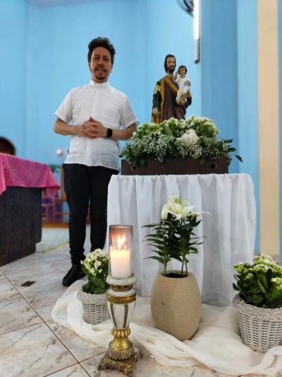 2º Dia do Tríduo em Honra a São José reúne centenas de fiéis em Laranjeiras do Sul